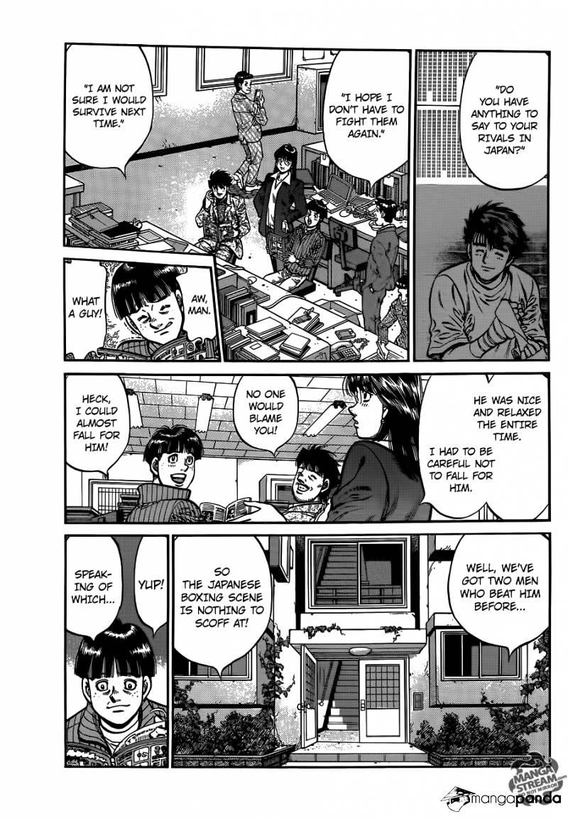 Hajime No Ippo - Chapter 1010 : Cooking Fish Made Easy