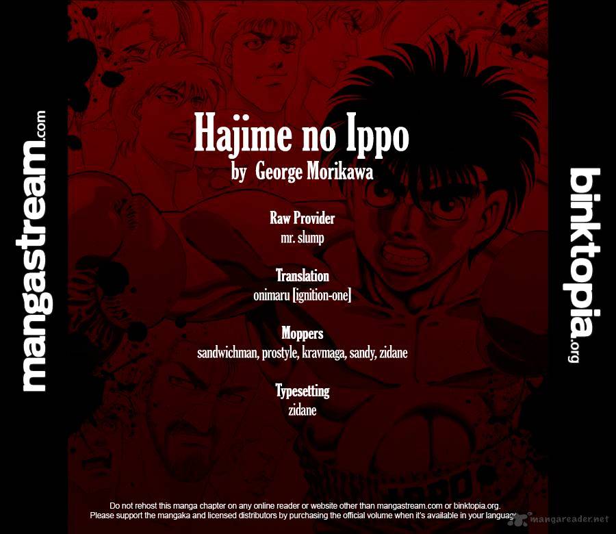 Hajime No Ippo - Chapter 926 : Unknown Physicality