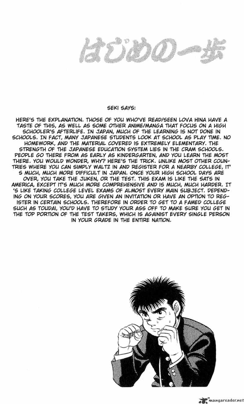 Hajime No Ippo - Chapter 52 : Conference About The Future