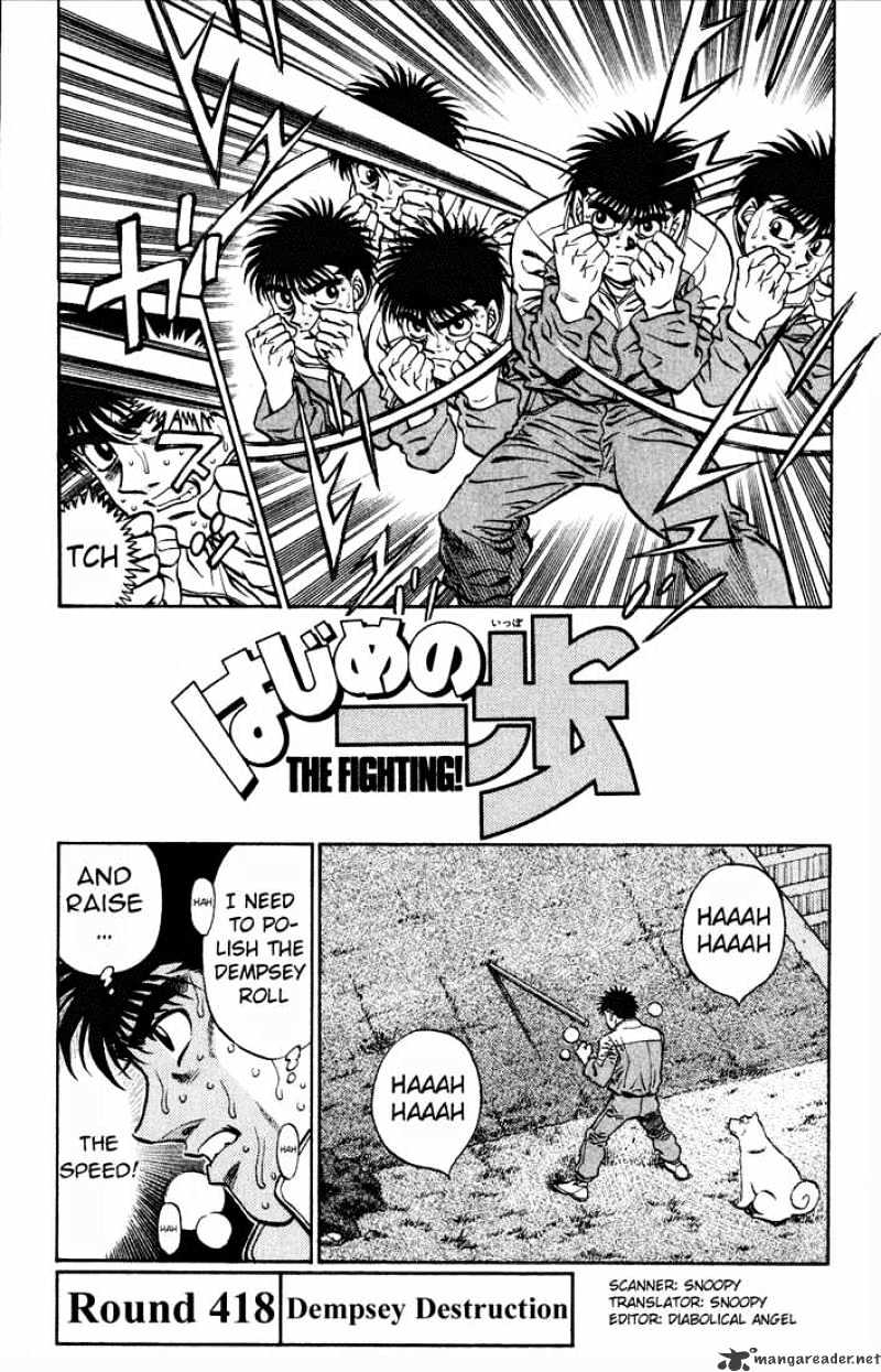 Hajime No Ippo - Chapter 418