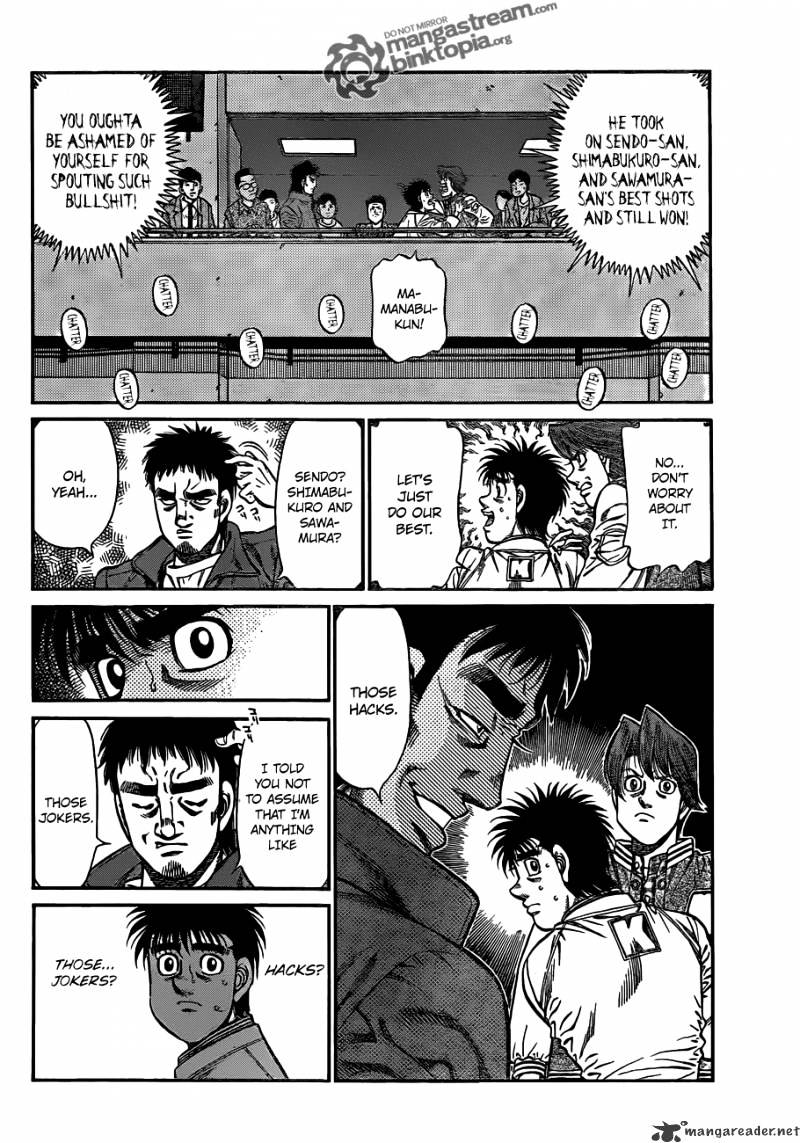 Hajime No Ippo - Chapter 919 : Weak, Small, With Bad Punches