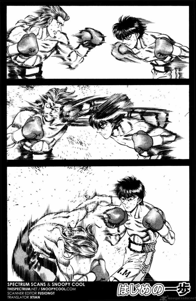 Hajime No Ippo - Chapter 319 : The Moment The Cross Is Painted