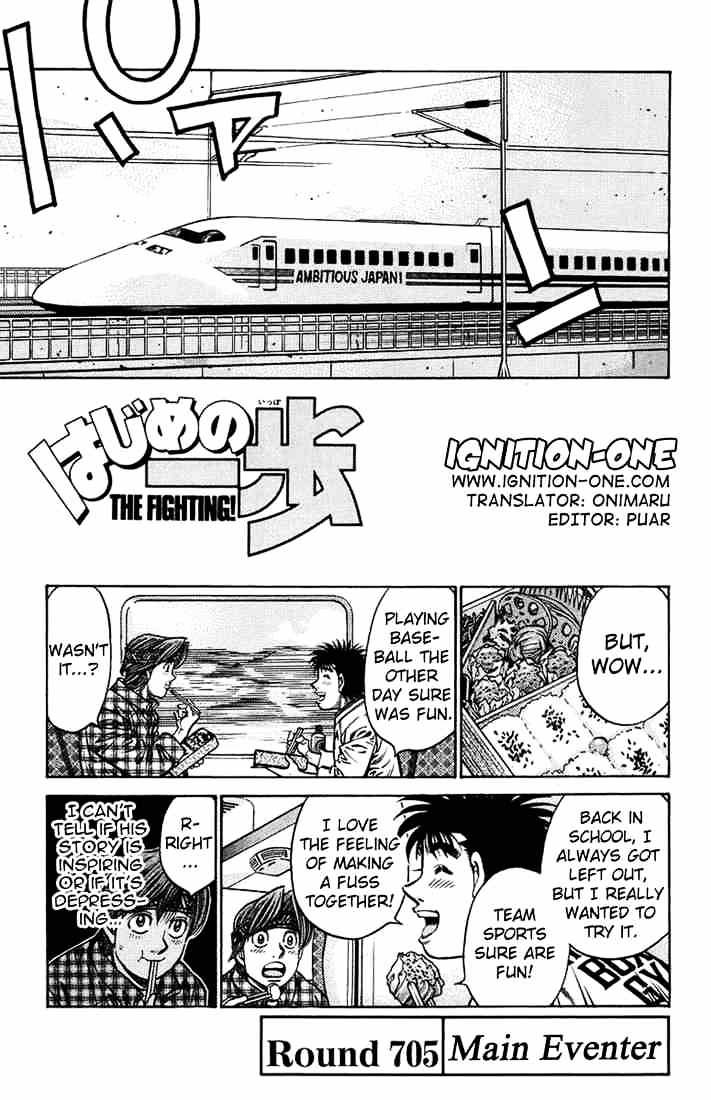 Hajime No Ippo - Chapter 705