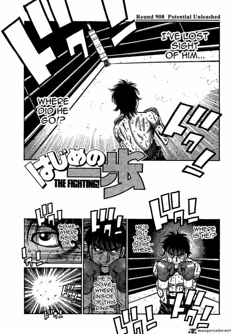 Hajime No Ippo - Chapter 908 : Potential Unleashed