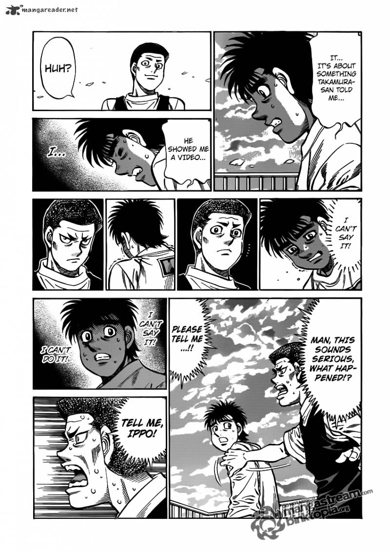 Hajime No Ippo - Chapter 949 : The Reason He Gets Hit