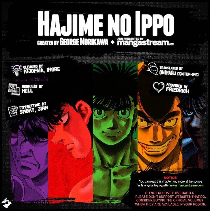 Hajime No Ippo - Chapter 1009 : Before Taking On The World