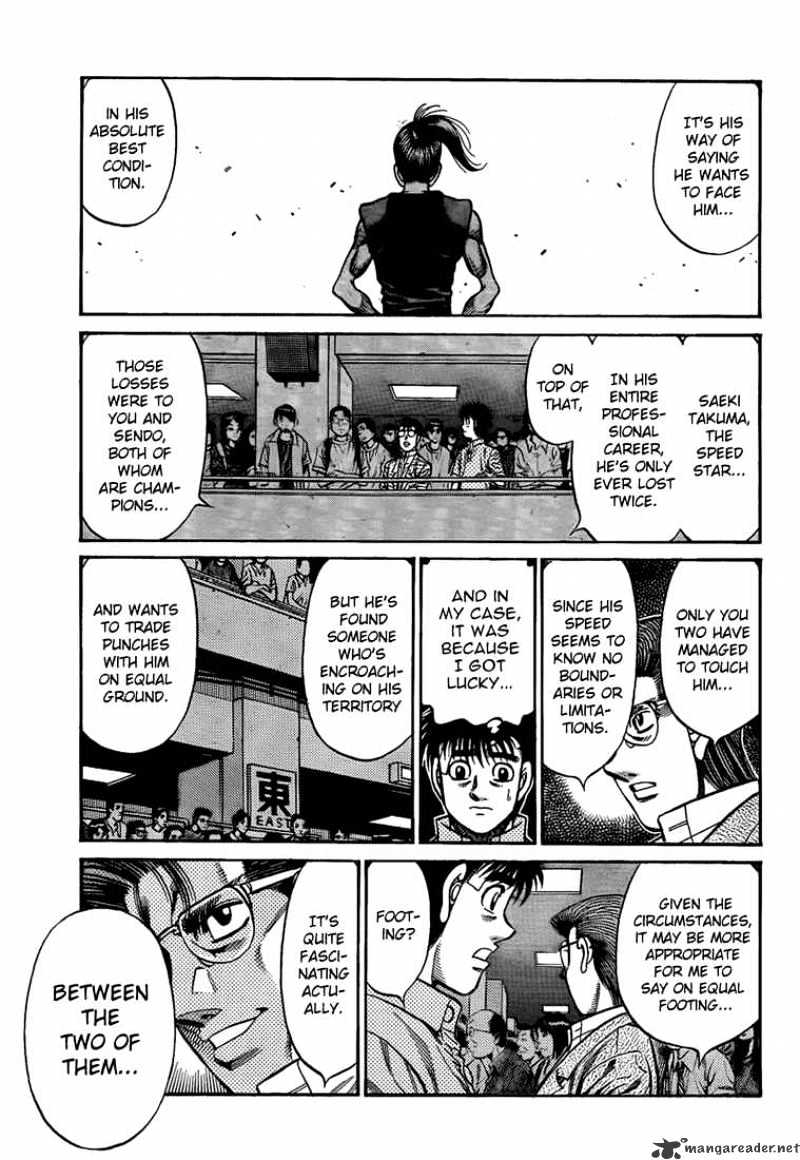 Hajime No Ippo - Chapter 911 : The Distance Between Them