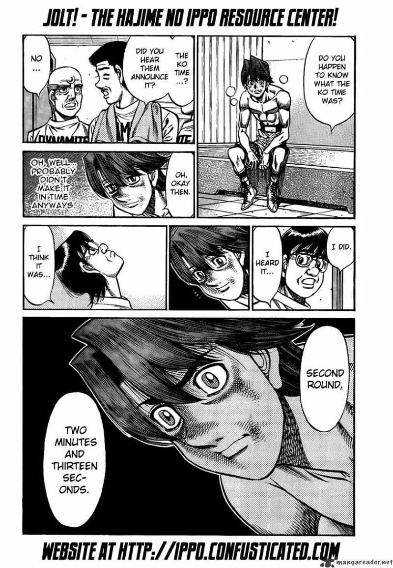 Hajime No Ippo - Chapter 911 : The Distance Between Them