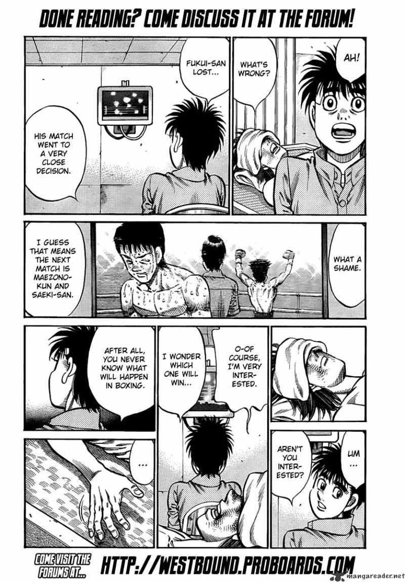 Hajime No Ippo - Chapter 911 : The Distance Between Them