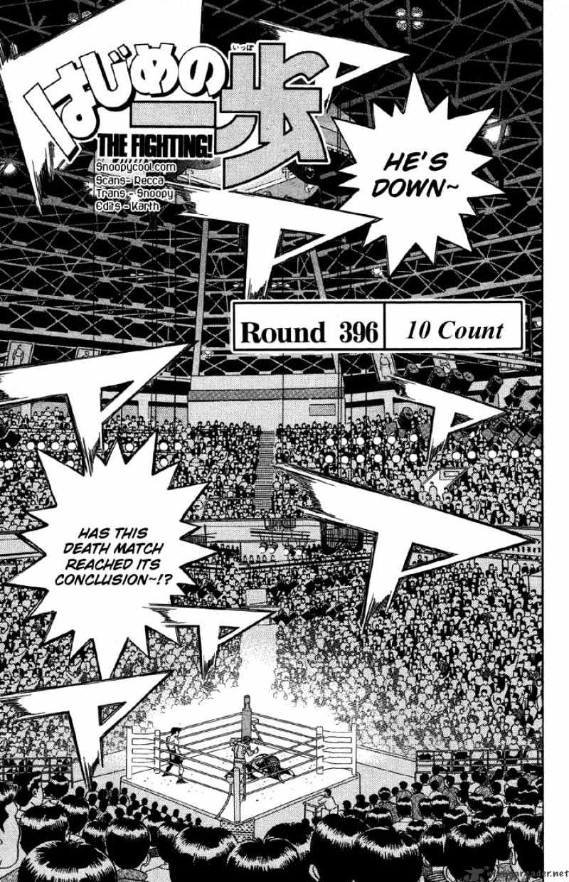 Hajime No Ippo - Chapter 396 : 10 Count