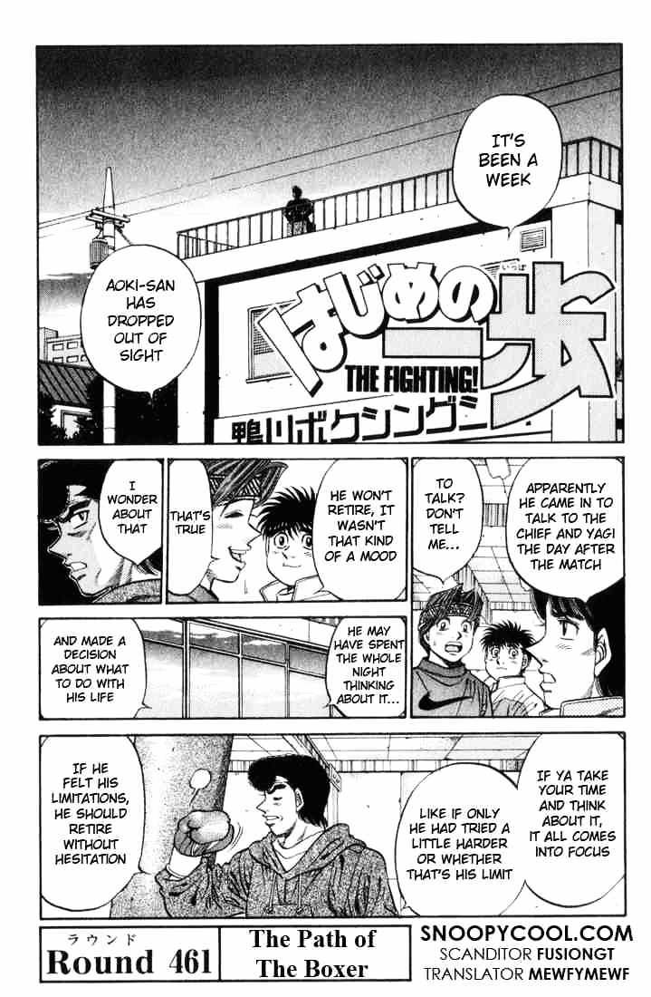 Hajime No Ippo - Chapter 461