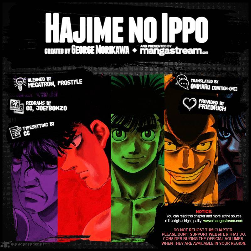 Hajime No Ippo - Chapter 965 : The New Model Accelerates