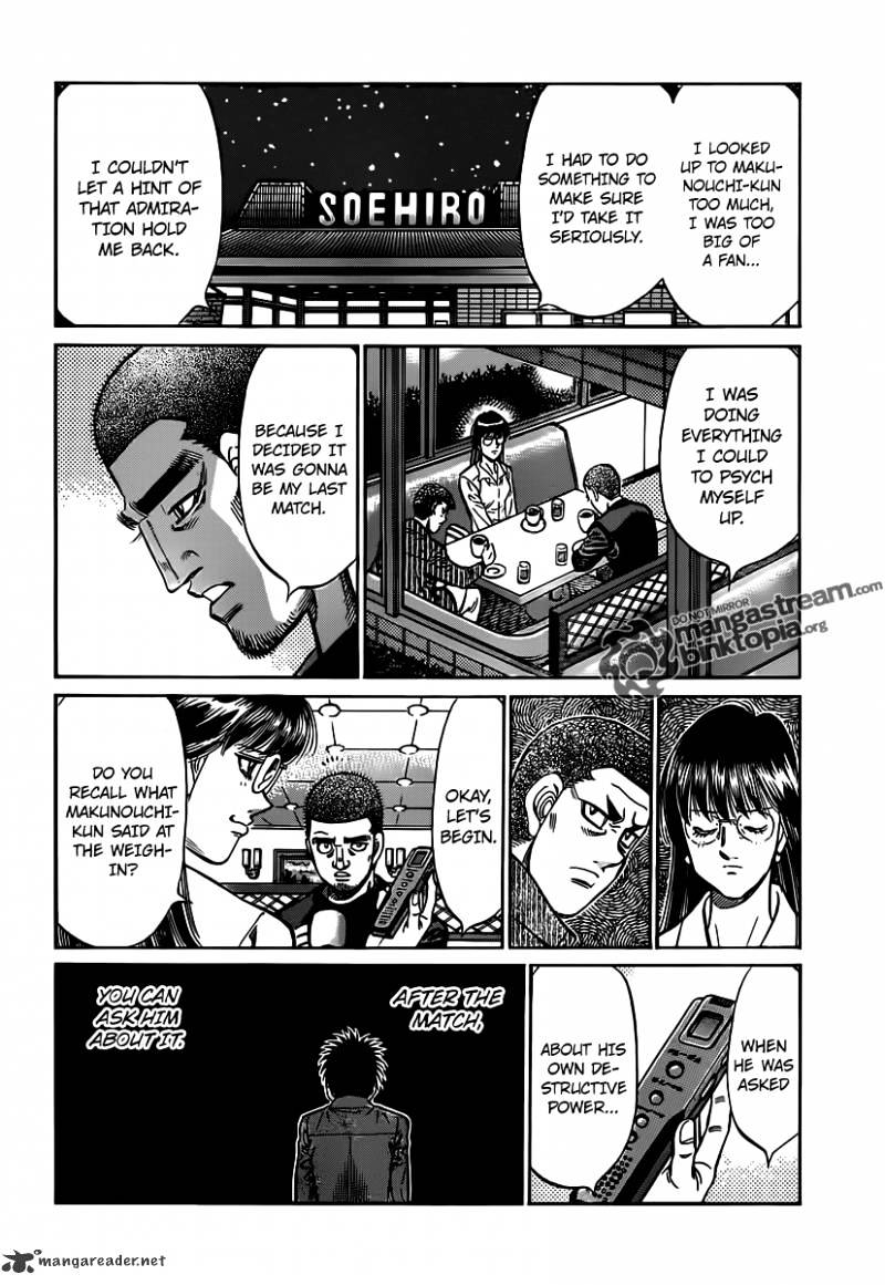 Hajime No Ippo - Chapter 945 : The Key To Unsealing