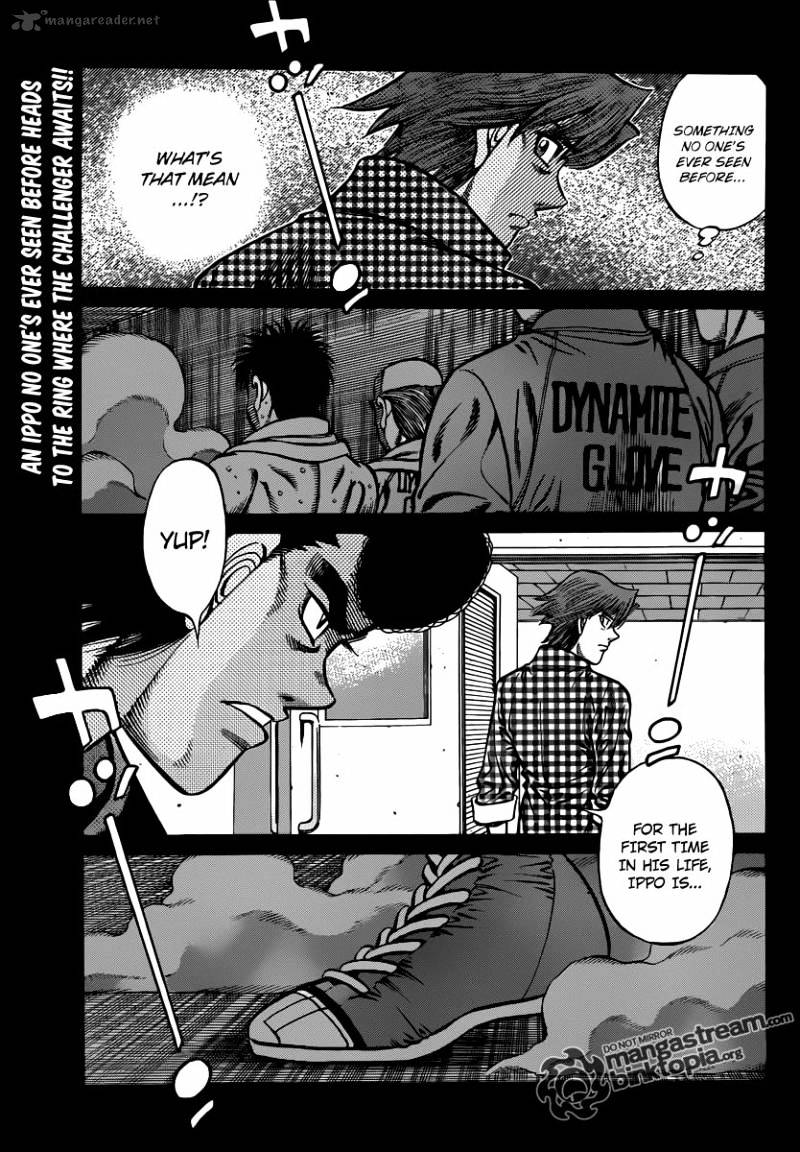 Hajime No Ippo - Chapter 932 : The Champion Is On His Way To Brawl