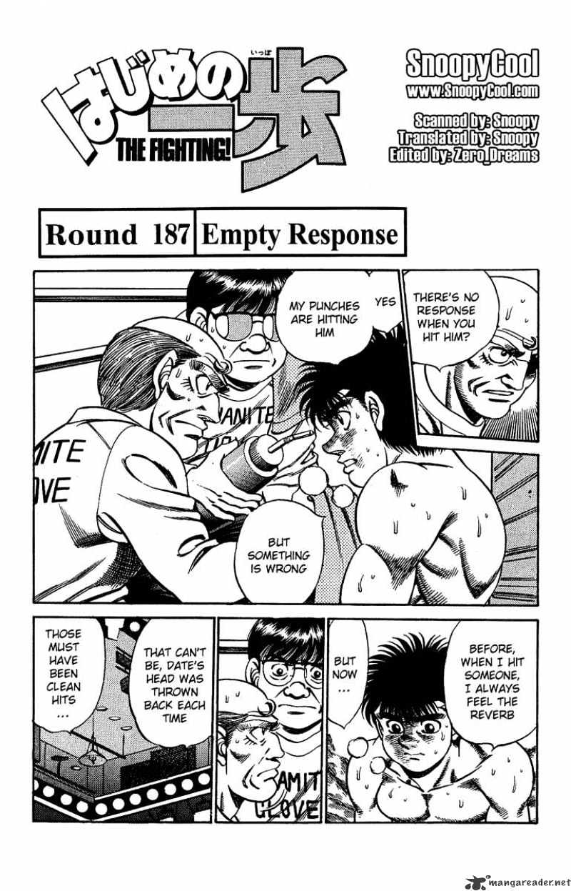 Hajime No Ippo - Chapter 187