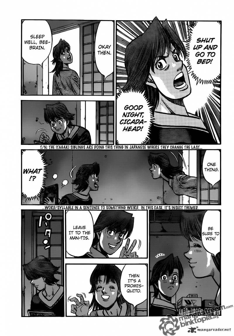 Hajime No Ippo - Chapter 952 : Before Their Finals