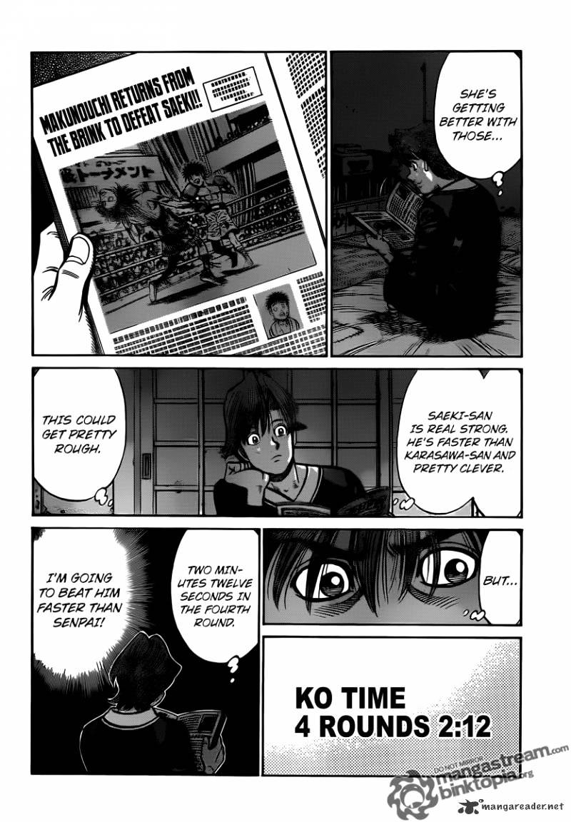 Hajime No Ippo - Chapter 952 : Before Their Finals