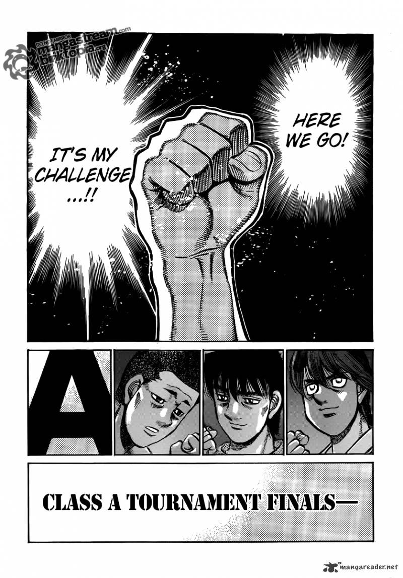 Hajime No Ippo - Chapter 952 : Before Their Finals