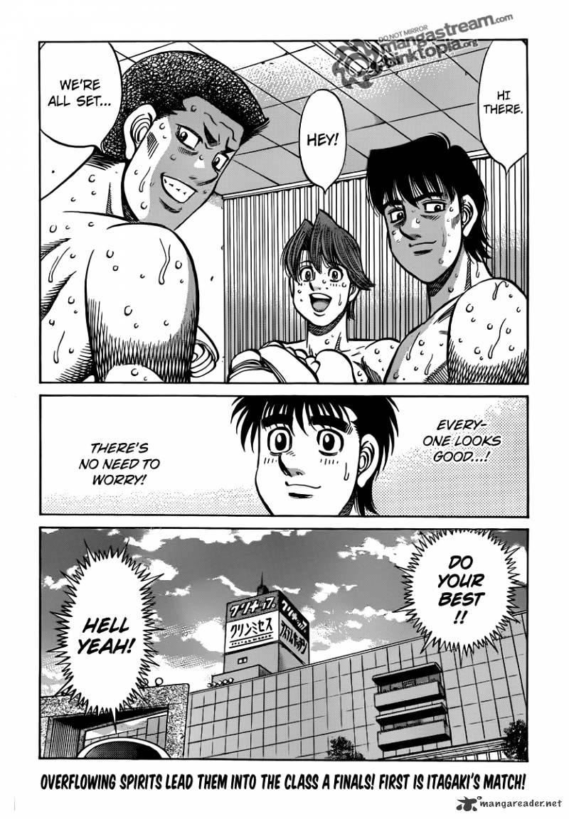 Hajime No Ippo - Chapter 952 : Before Their Finals