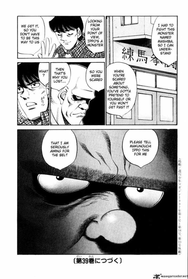 Hajime No Ippo - Chapter 343 : Cowardly Champion