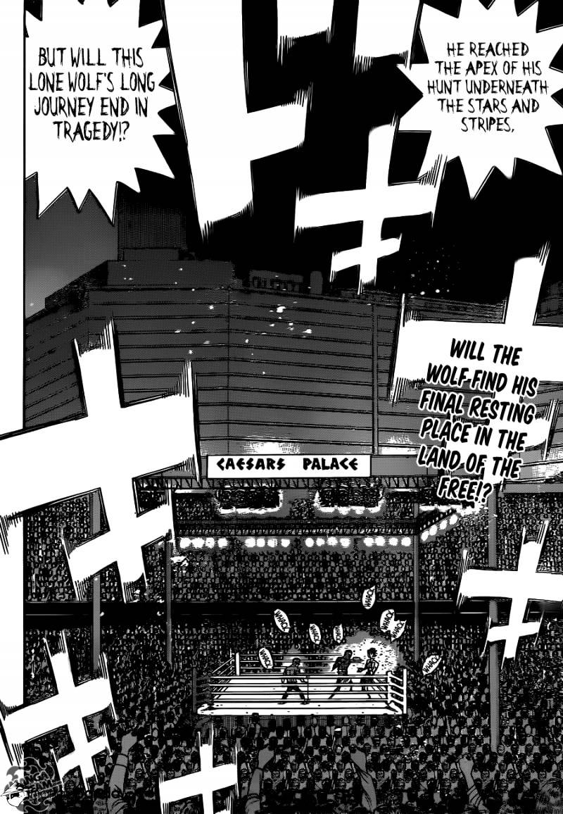 Hajime No Ippo - Chapter 989 : The Lone Wolf S Place Of Dying