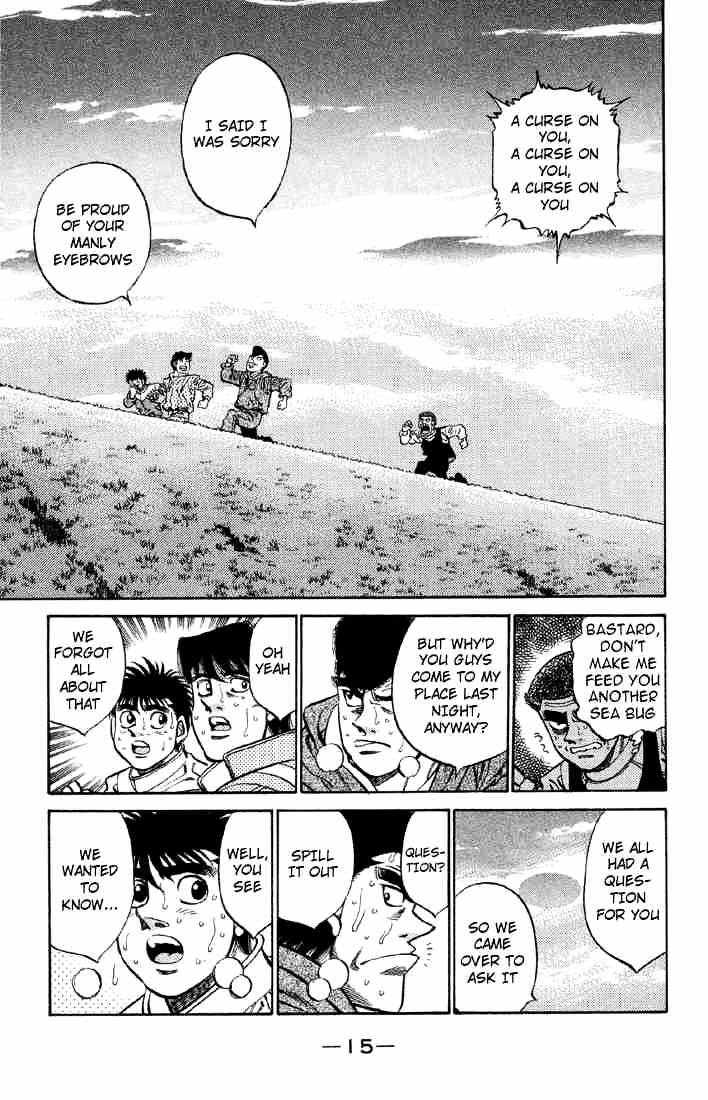 Hajime No Ippo - Chapter 371 : The Ring, Sweat, Them And