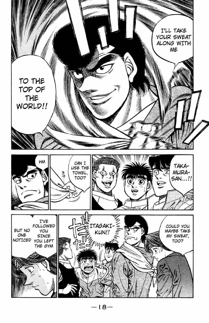 Hajime No Ippo - Chapter 371 : The Ring, Sweat, Them And