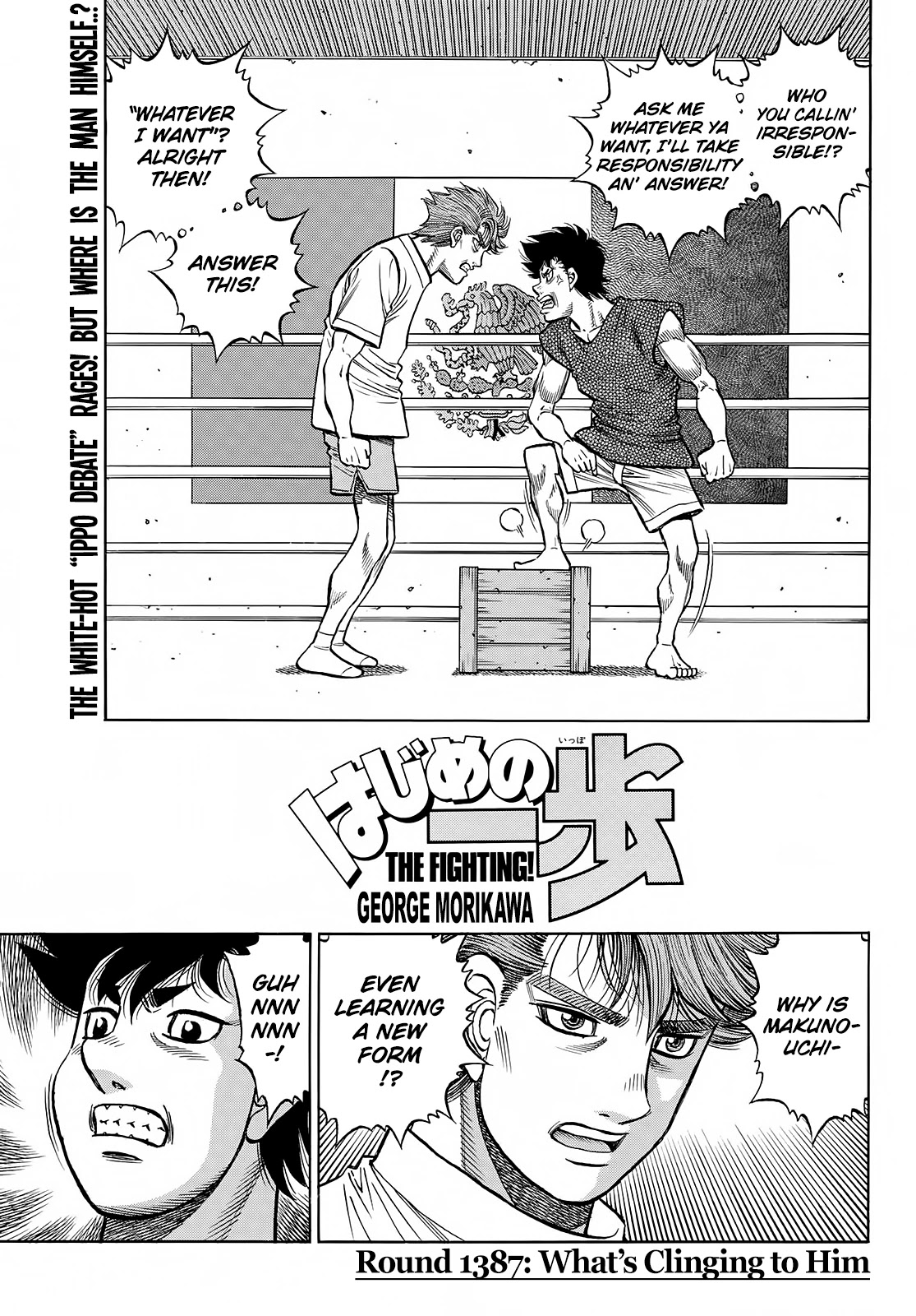 Hajime No Ippo - Chapter 1387: What's Clinging To Him?