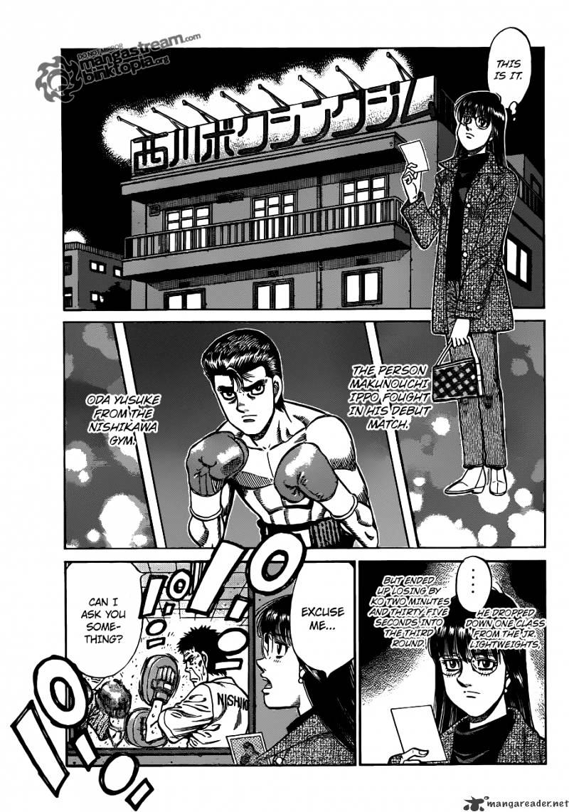 Hajime No Ippo - Chapter 920 : The Challenger S Mystery