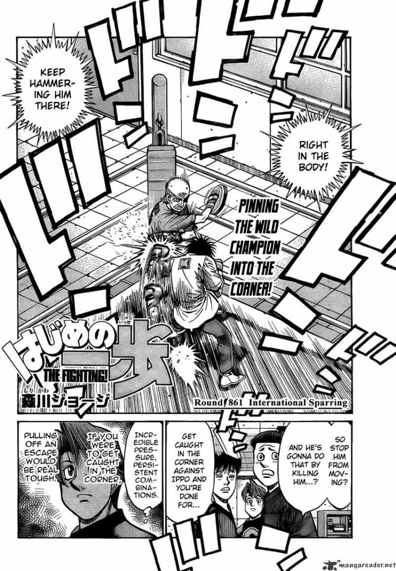 Hajime No Ippo - Chapter 861 : International Sparring