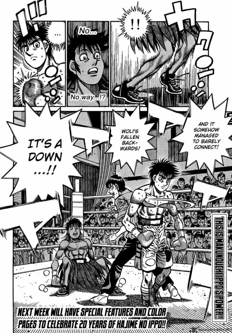 Hajime No Ippo - Chapter 867 : Inscrutable Hurricane Winds