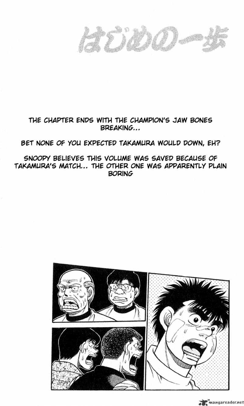 Hajime No Ippo - Chapter 50 : The Japan Middle-Class Title Match