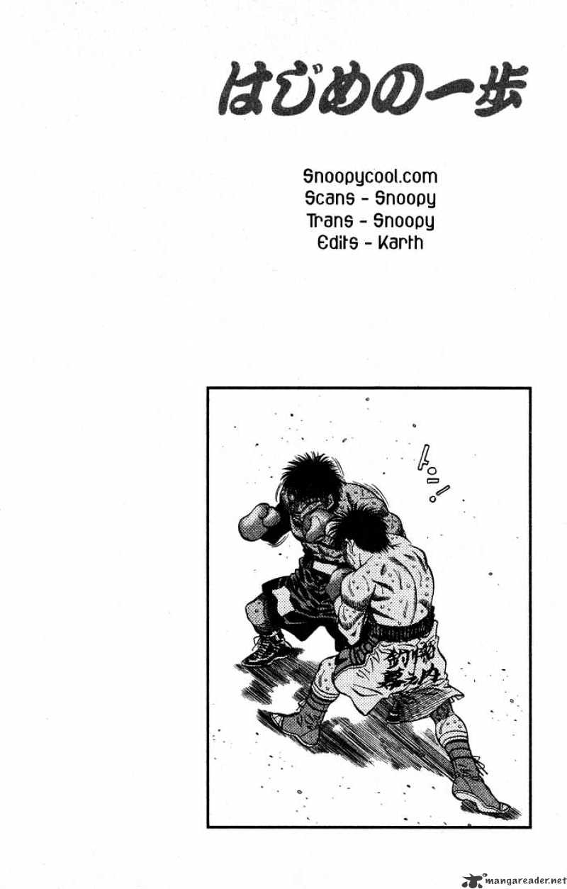 Hajime No Ippo - Chapter 436 : Unconscious Pursuit