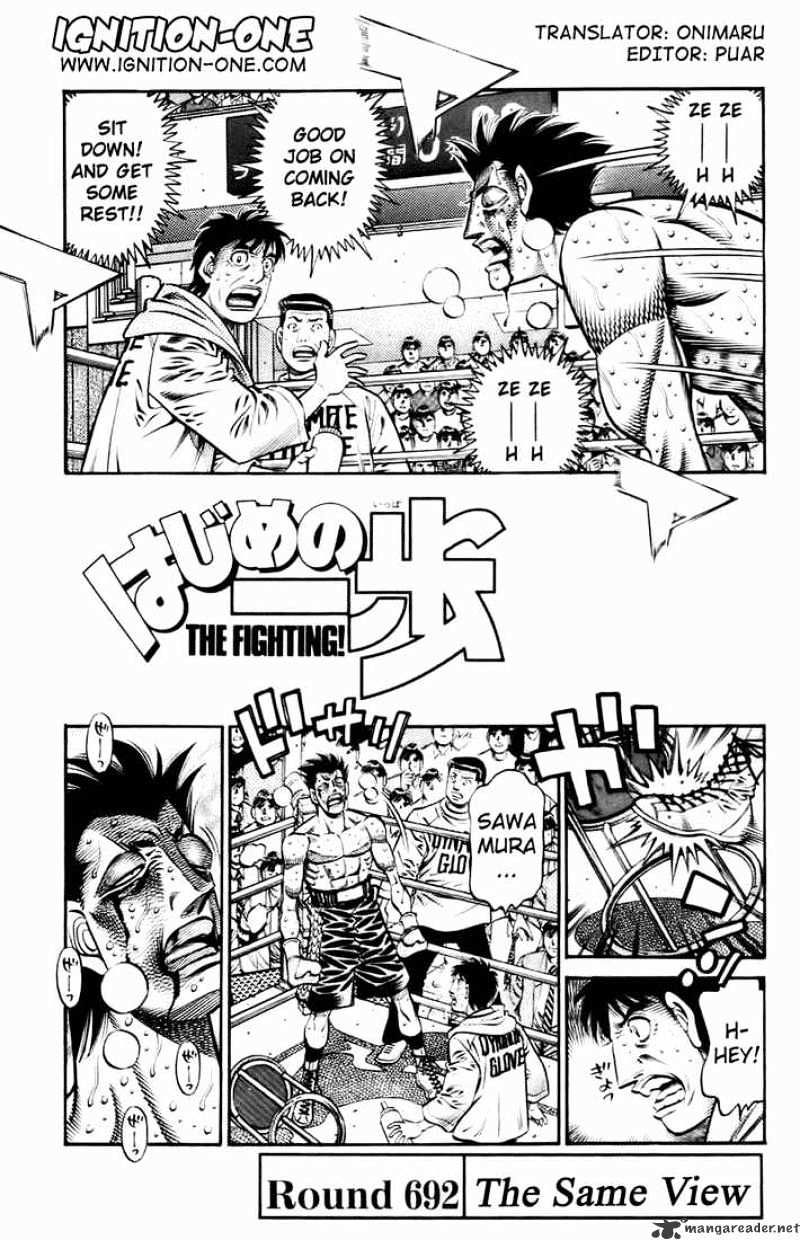 Hajime No Ippo - Chapter 692