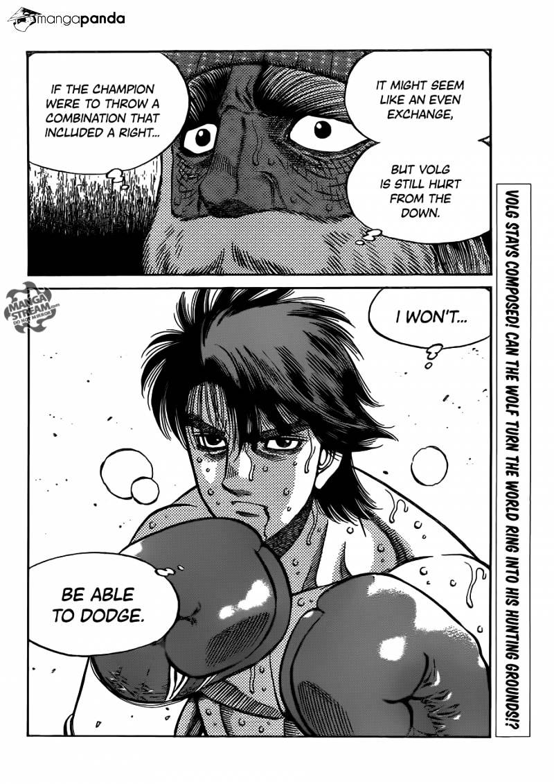 Hajime No Ippo - Chapter 987 : The Wolf, Hunted