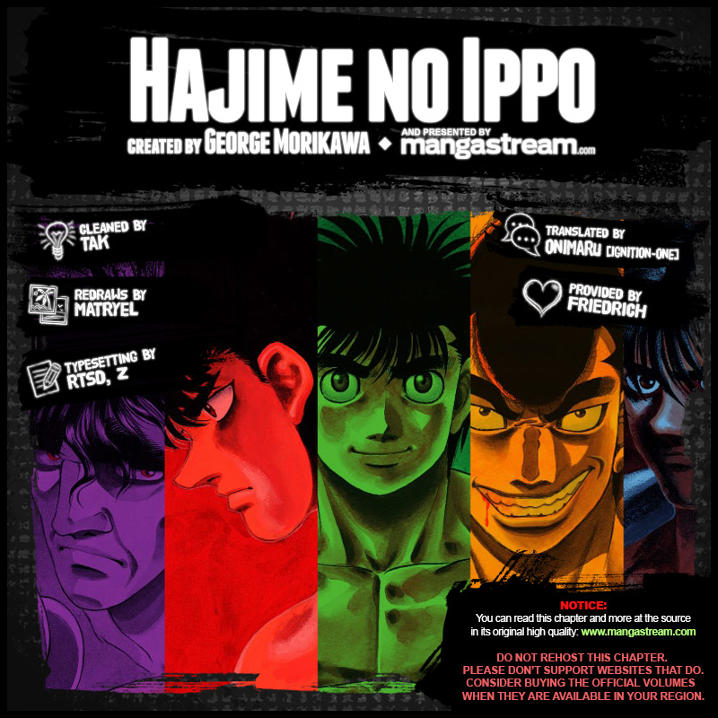 Hajime No Ippo - Chapter 1212