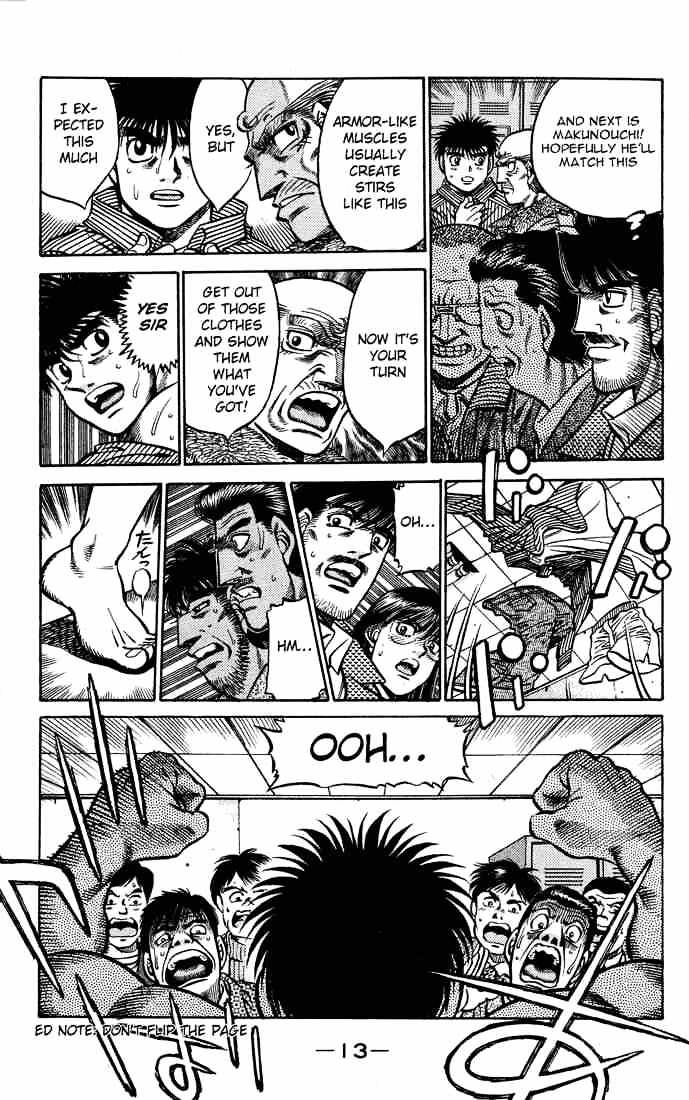 Hajime No Ippo - Chapter 425 : Expression Of A Challenger