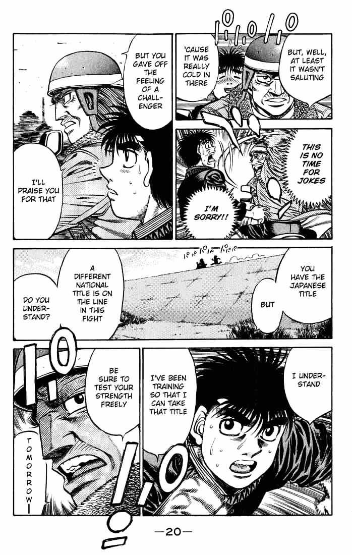 Hajime No Ippo - Chapter 425 : Expression Of A Challenger