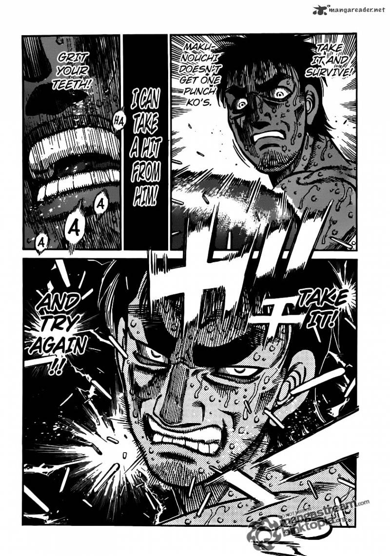 Hajime No Ippo - Chapter 939 : Surviving Multiple Hits