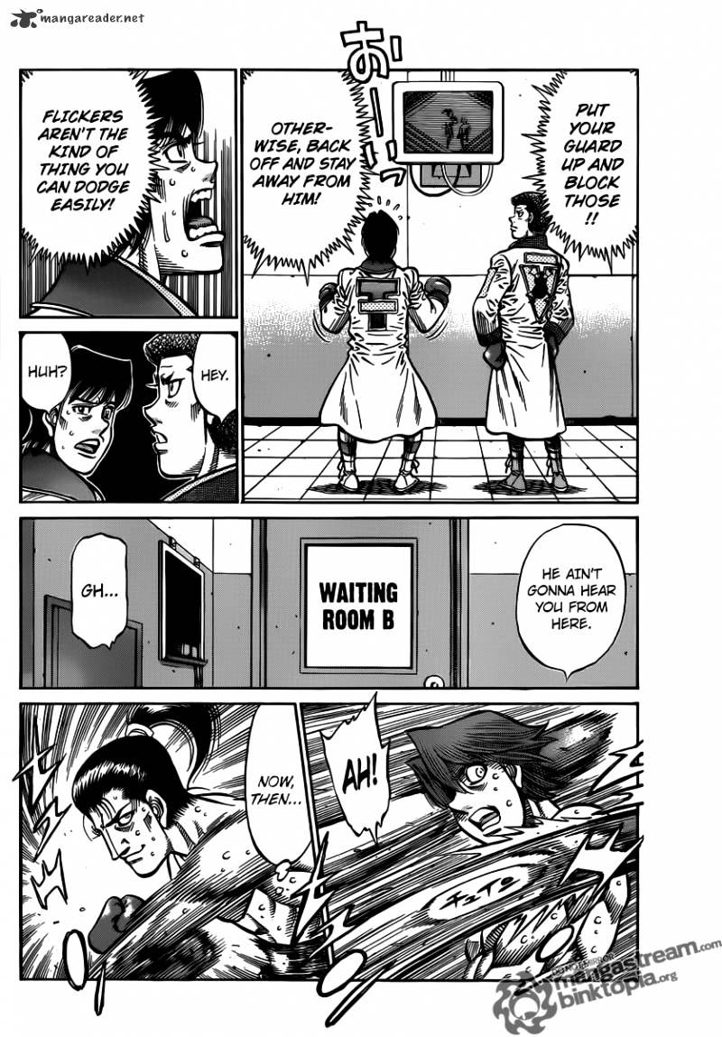 Hajime No Ippo - Chapter 956 : A Barrage Of High Speed Flickers