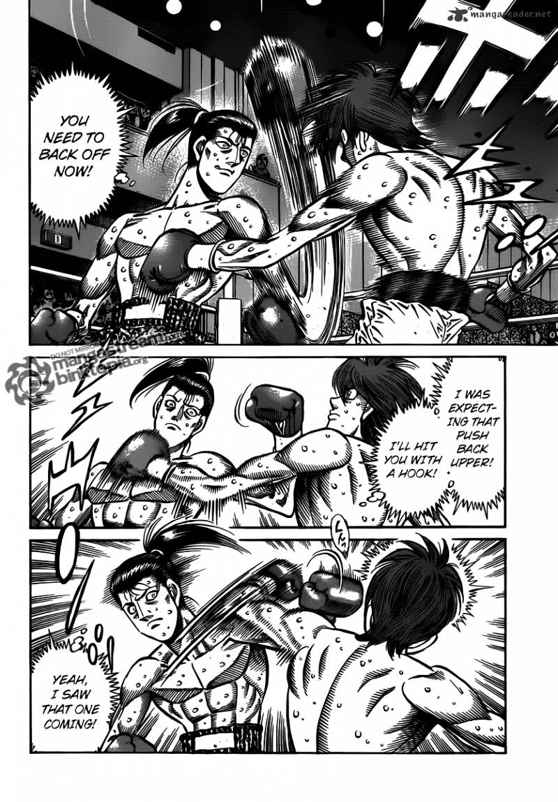 Hajime No Ippo - Chapter 956 : A Barrage Of High Speed Flickers