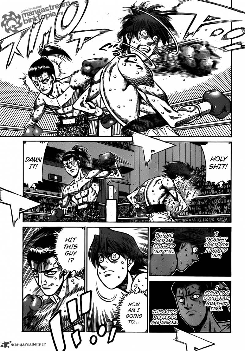 Hajime No Ippo - Chapter 956 : A Barrage Of High Speed Flickers