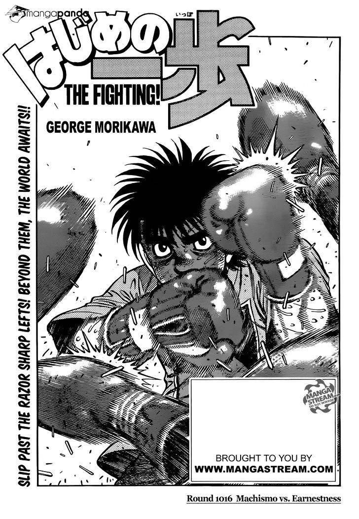 Hajime No Ippo - Chapter 1016 : Machismo Vs. Earnestness