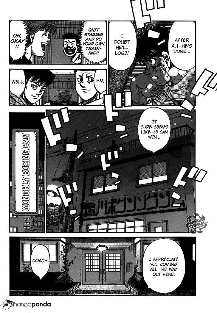 Hajime No Ippo - Chapter 1016 : Machismo Vs. Earnestness