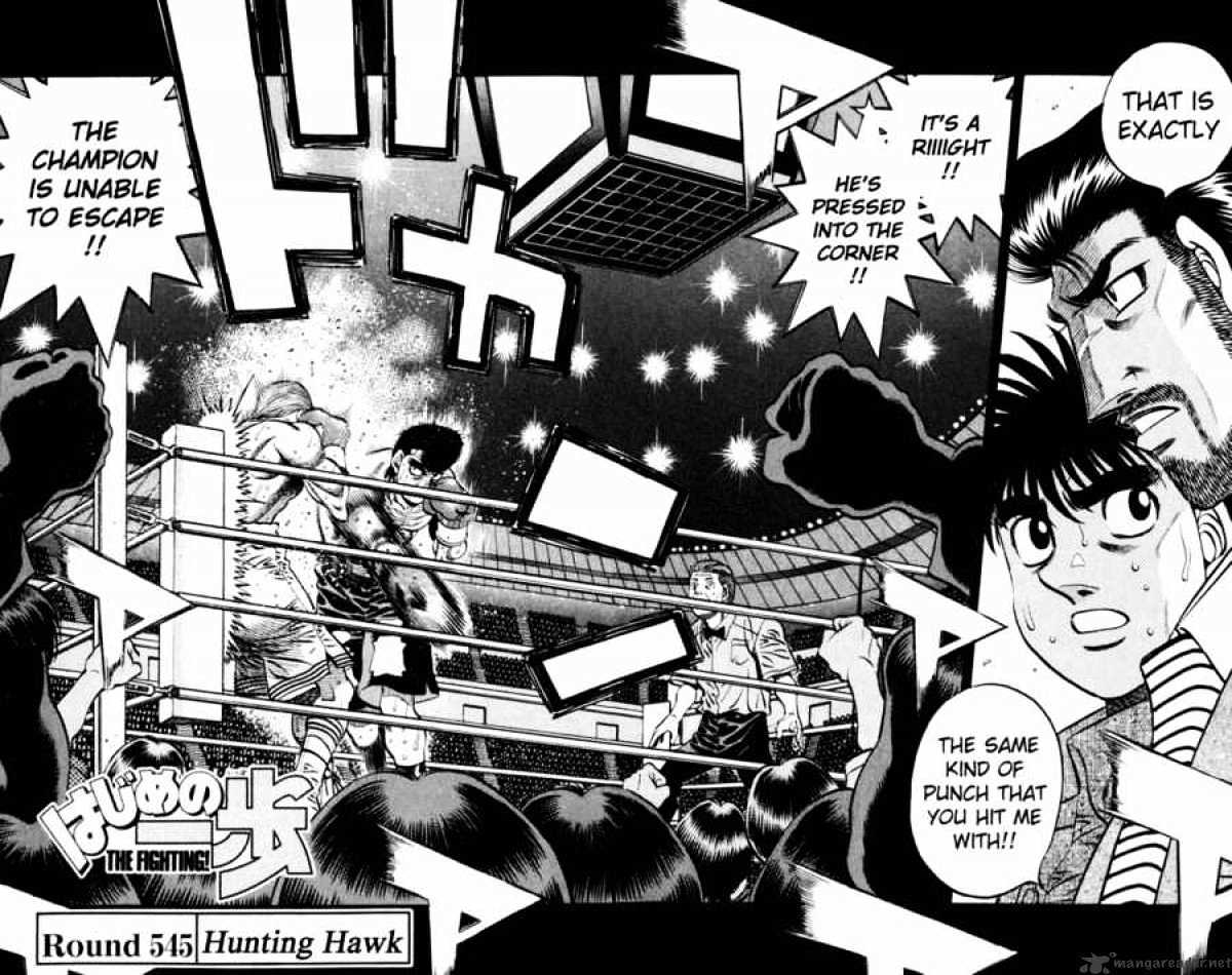 Hajime No Ippo - Chapter 545 : Swooping Hawk