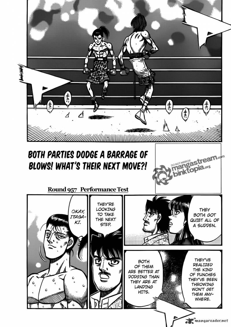 Hajime No Ippo - Chapter 957 : Performance Test