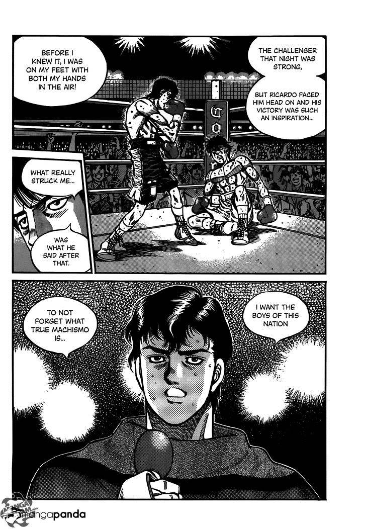 Hajime No Ippo - Chapter 1015 : Incarnation Of Machismo