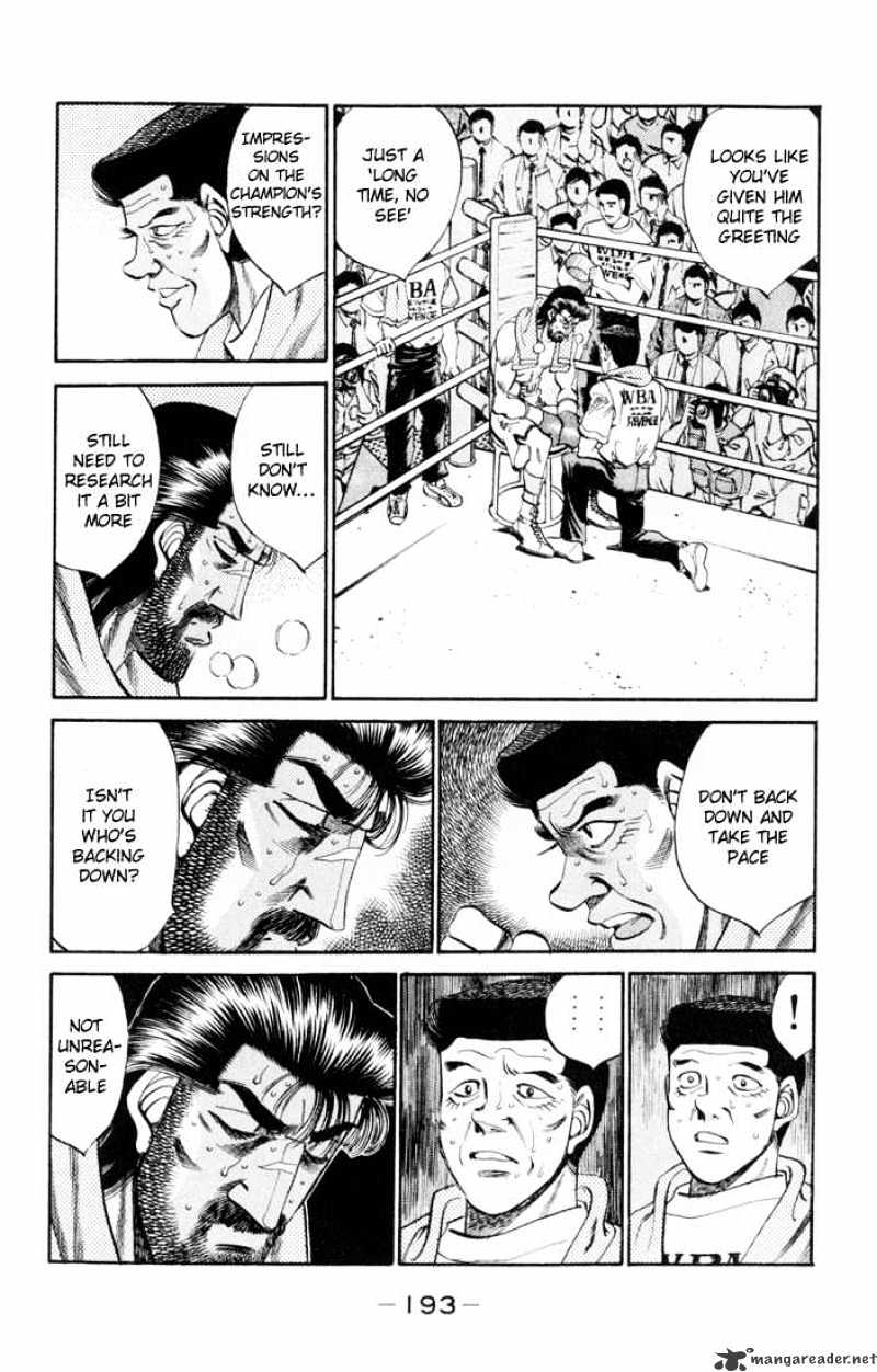 Hajime No Ippo - Chapter 334 : Style Of The Golden Years