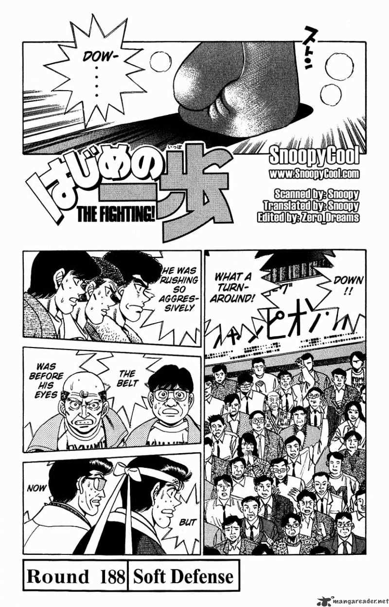 Hajime No Ippo - Chapter 188