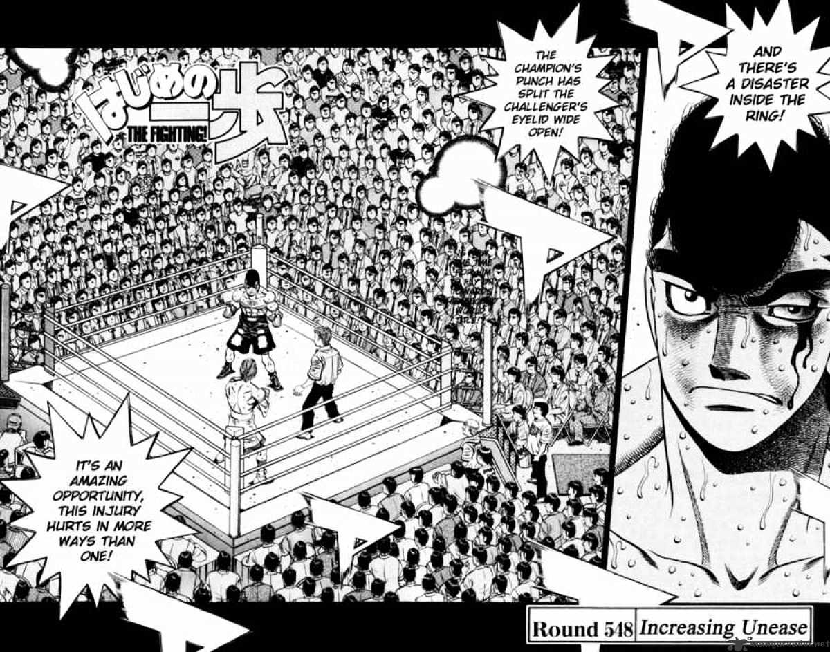 Hajime No Ippo - Chapter 548 : Amplified Anxiety